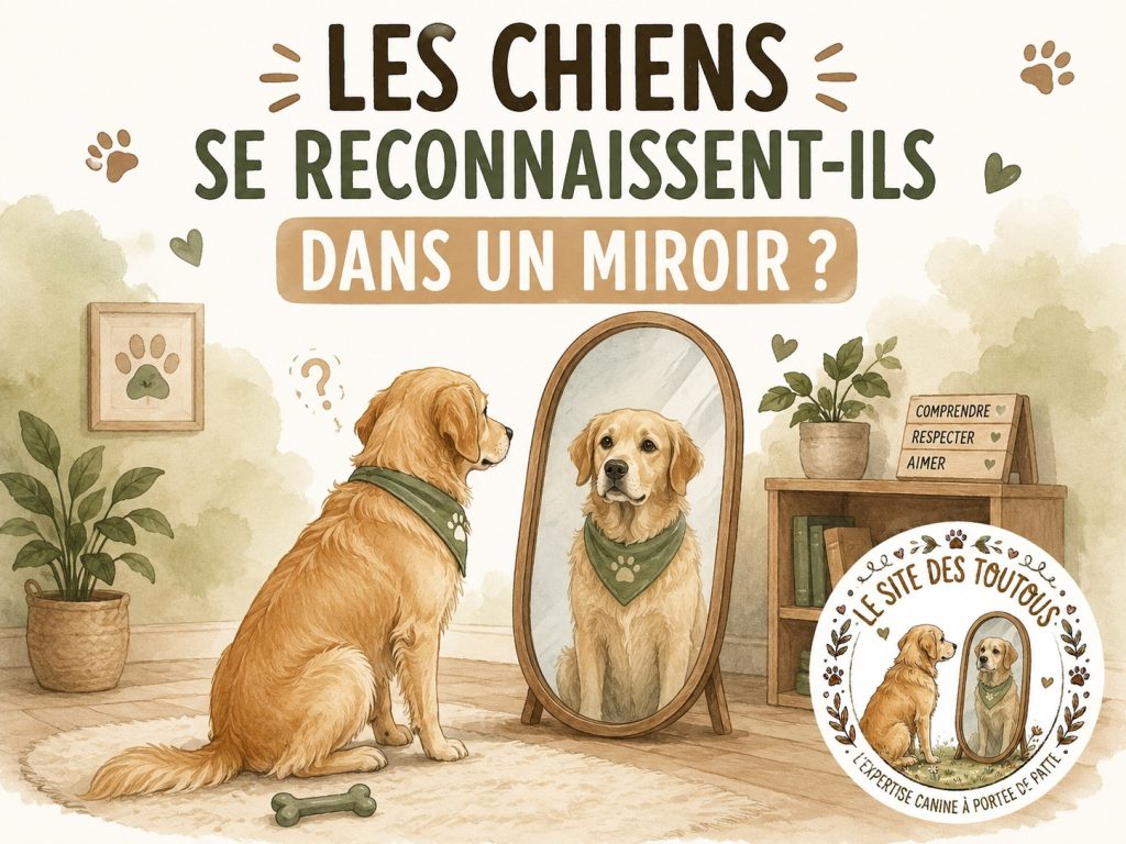 chien reflet miroir