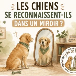 chien reflet miroir