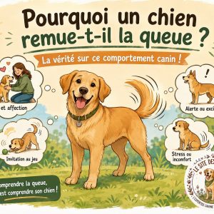 chien qui remue la queue
