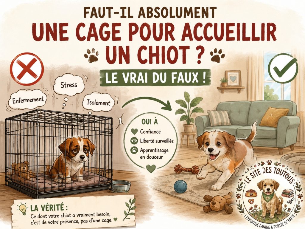 cage chiot