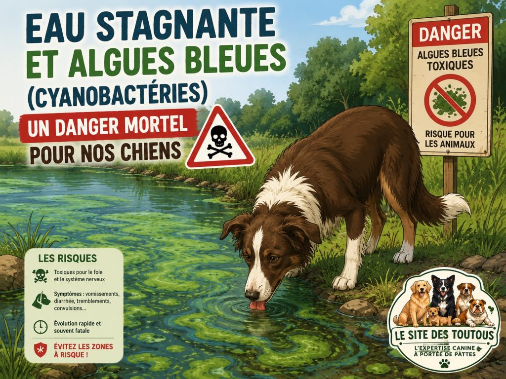 danger eau stagnante chien