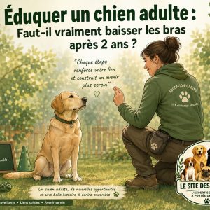 éducation chien adulte