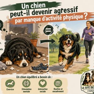 agressivité chien et inactivité