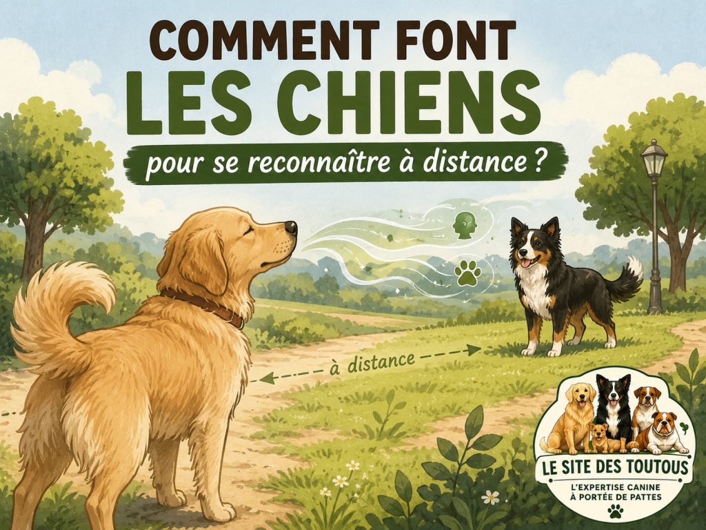 chiens reconnaissance à distance