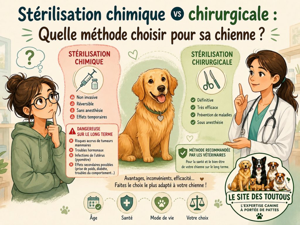 stérilisation chimique chienne