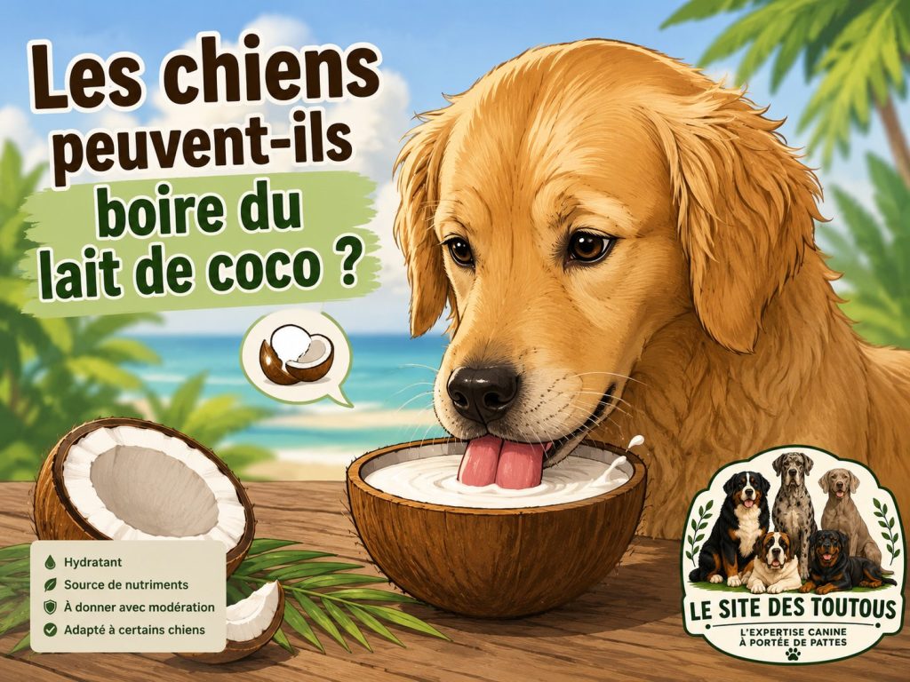 chien lait de coco