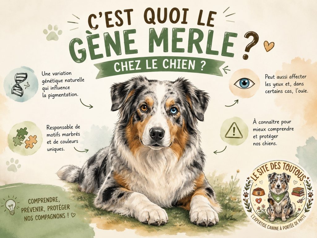 gène merle chien