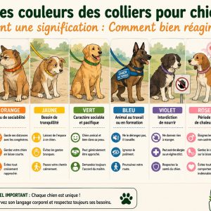 code couleur collier chien