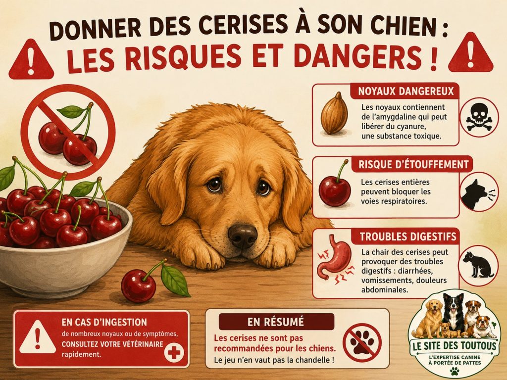 dangers cerise chiens