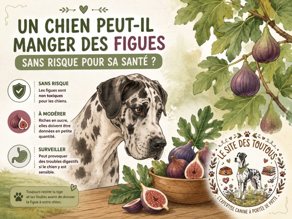 chien manger figues