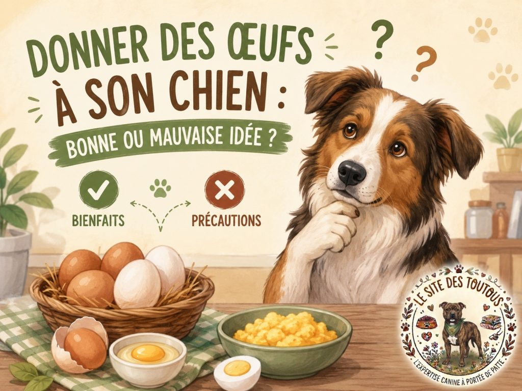 donner œuf chien