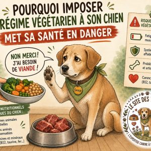 dangers régime végétarien chien