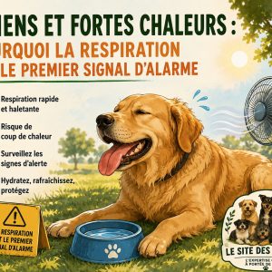 respiration chien coup de chaleur