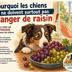toxicité du raisin pour les chiens