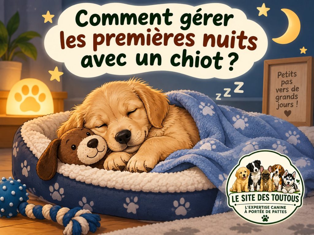 gérer premières nuits chiot