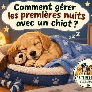 gérer premières nuits chiot