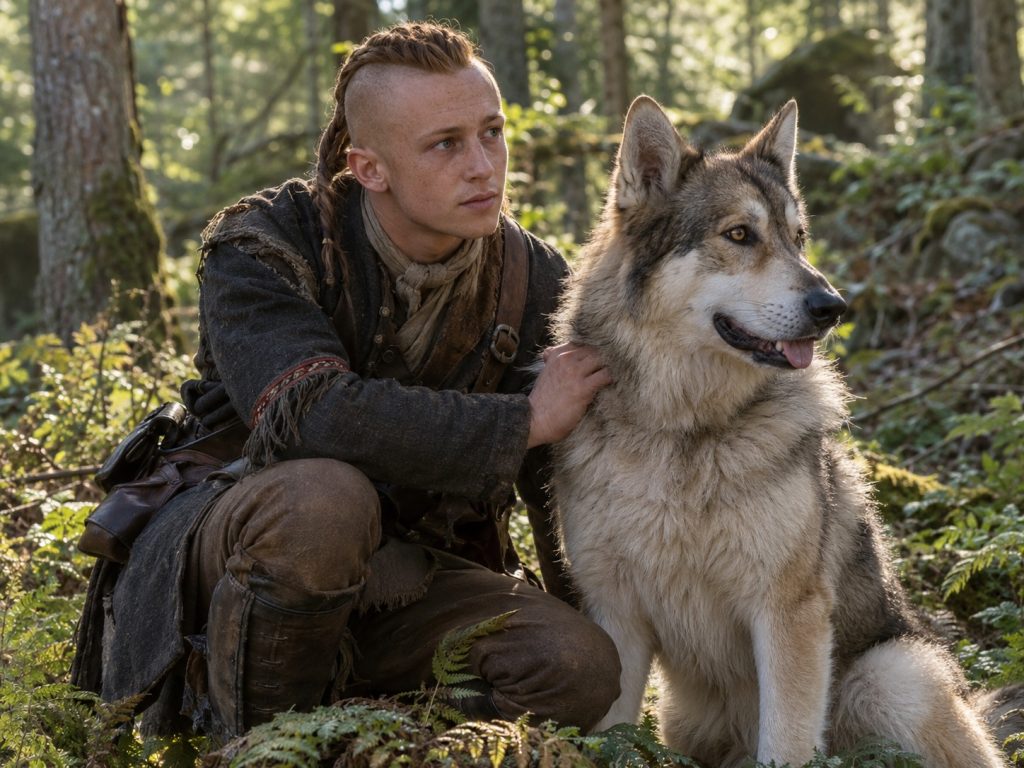 Rollo et Ian dans Outlander