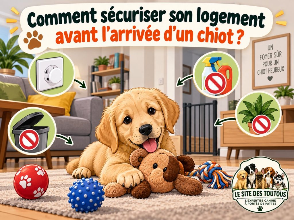 sécuriser logement chiot
