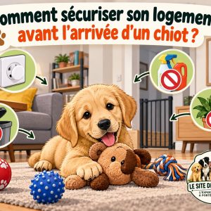 sécuriser logement chiot
